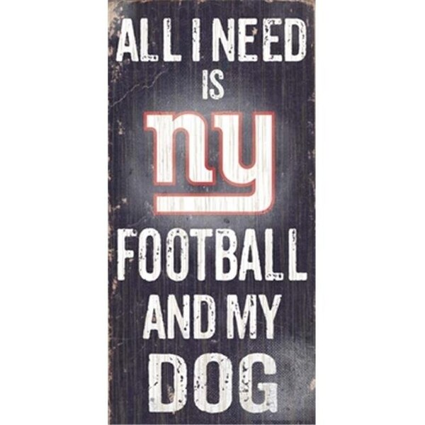 Fan Creations Fan Creations N0640 New York Giants Football And My Dog Sign - N0640-NYG