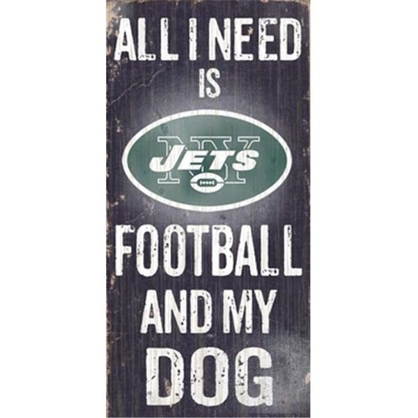 Fan Creations Fan Creations N0640 New York Jets Football And My Dog Sign - N0640-NYJ