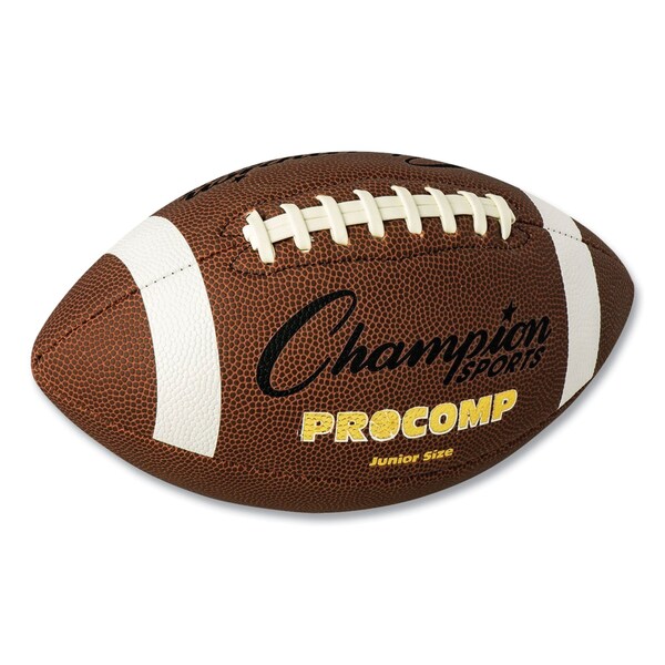 Champion Sports Pro Composite Football, Junior Size, Brown - CF300