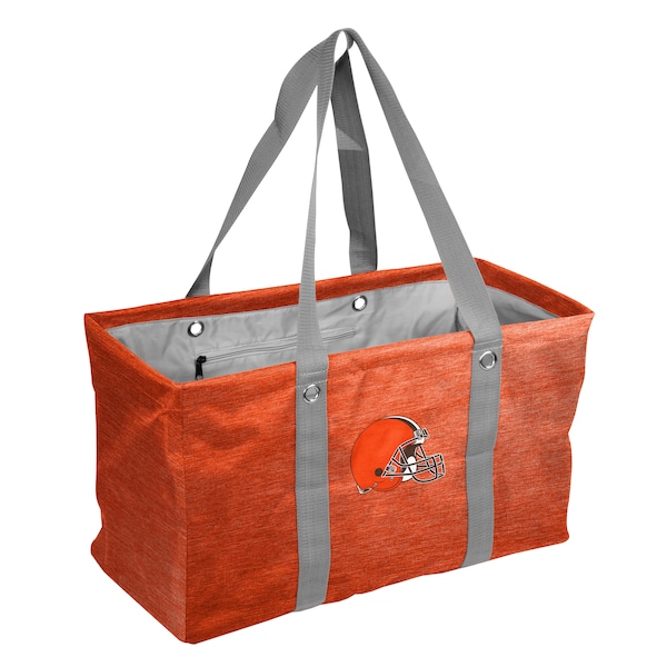 Logo Brands Cleveland Browns Crosshatch Picnic Caddy - 608-765-CR1