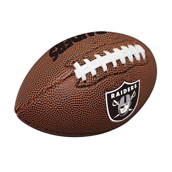 Logo Brands Las Vegas Raiders Mini Size Composite Football - 623-93MC-1