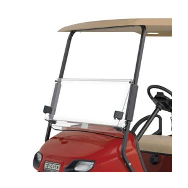 Ilc Ezgo/Cushman/Textron Clear Fold Down Windshield KIT 2014 TXT GAS TXT Fleet 2017 Golf Cart - CLEAR FOLD DOWN WINDSHIELD KIT 2014 TXT FOR GAS T