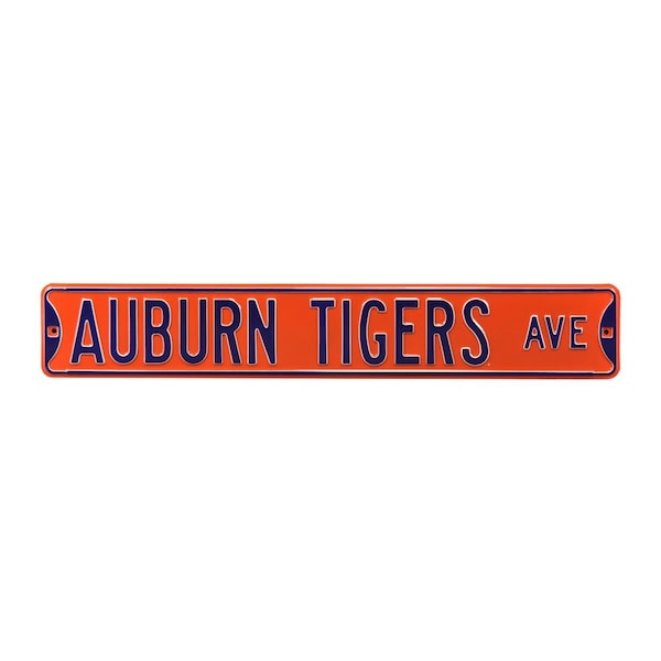 Authentic Street Signs Authentic Street Signs 70057 Auburn Tigers Avenue Orange Street Sign - 70057