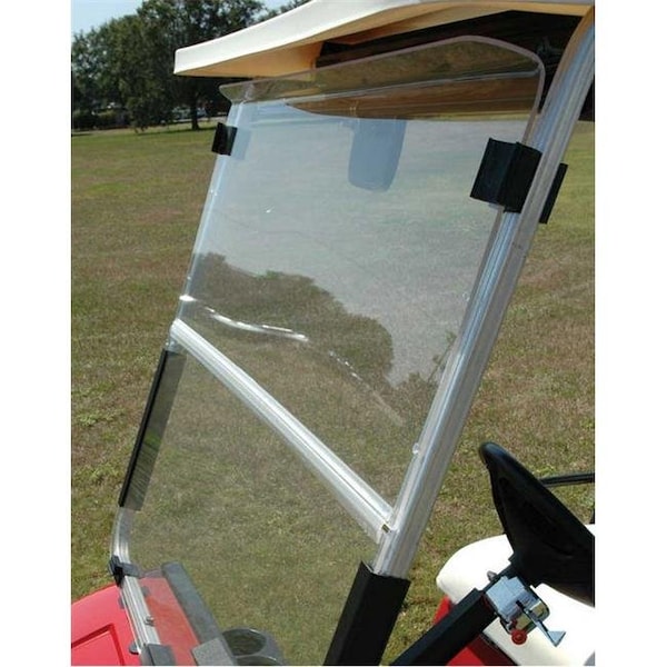 Stenten Gold Cart Accessories Stenten Golf Cart Accessories WS28806 Folding Hinged Windshield Cc Ds 99 and Older Hi-Imp Fd Tinted 35349 - WS28806