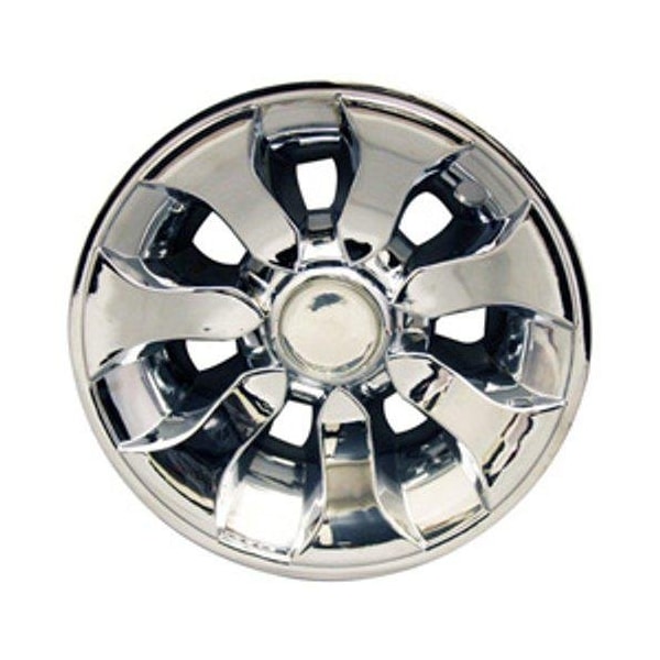 Ilc Replacement Ezgo/Cushman/Textron PRO FIT 8 Inch Chrome Driver Wheel Cover E Z GO, Club Car, Yamaha - PRO FIT 8 INCH CHROME DRIVER WHEEL COVER E Z GO,