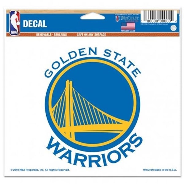 Wincraft Golden State Warriors Decal 5x6 Color - 3208591383