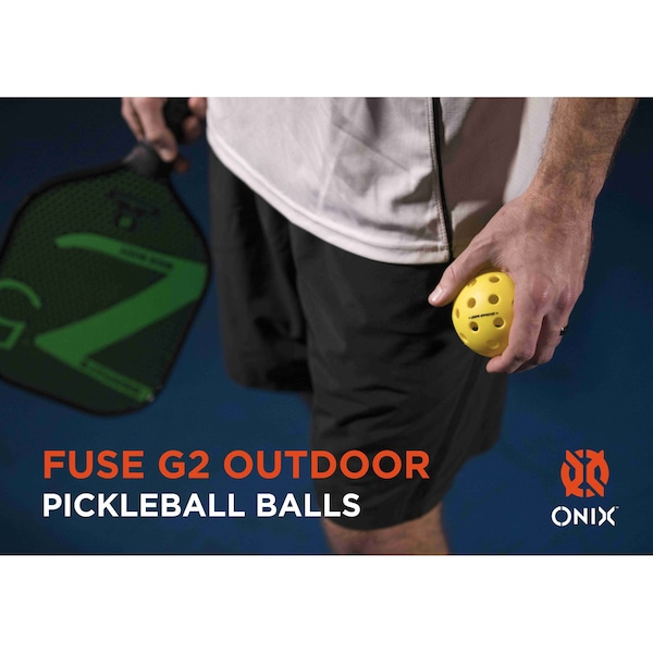 Onix Fuse G2 Outdoor Pickleball Balls, 100PK - KZ41100Y-G2
