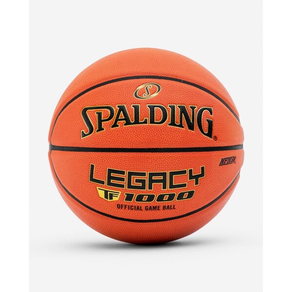 Spalding 29.5 in. Legacy NFHS Indoor Game Basketball, Orange - 1457054