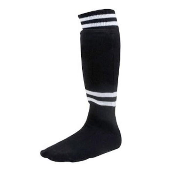 Perfectpitch Youth Sock Style Soccer Shinguard; Black - Age 4-6 - PE51508