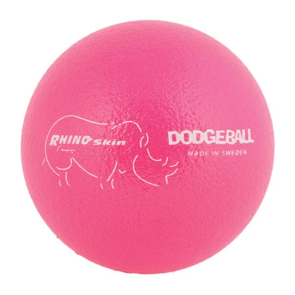 Champion Sports 6.3 in. Rhino Skin Ball, Neon Pink - RXD6NPK