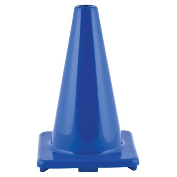 Champion Sports High Visibility Flexible Vinyl Cone, 12in, Royal Blue, PK3 - C12BL