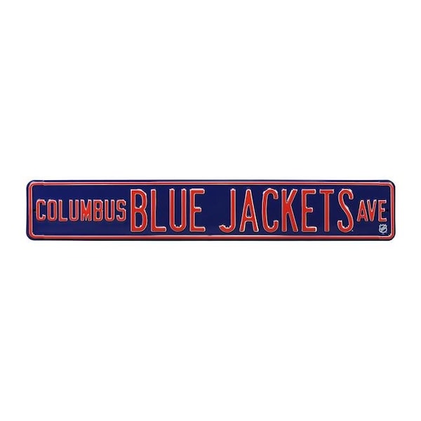 Authentic Street Signs Authentic Street Signs 28107 Columbus Blue Jackets Avenue Street Sign - 28107
