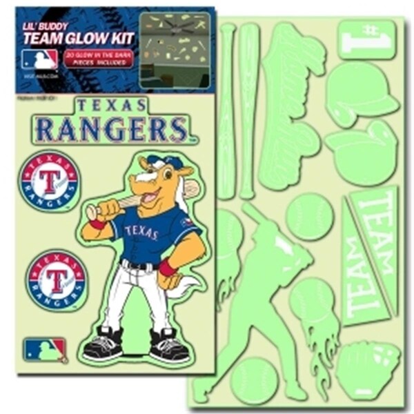 Signed And Sealed Texas Rangers Decal Lil Buddy Glow in the Dark Kit - SI3347610