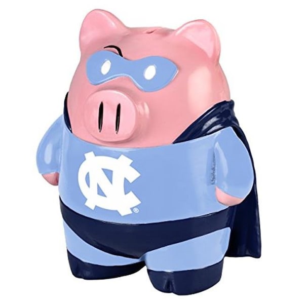 Forever Collectibles North Carolina State Wolfpack Piggy Bank - Large Stand Up Superhero - 8784955437