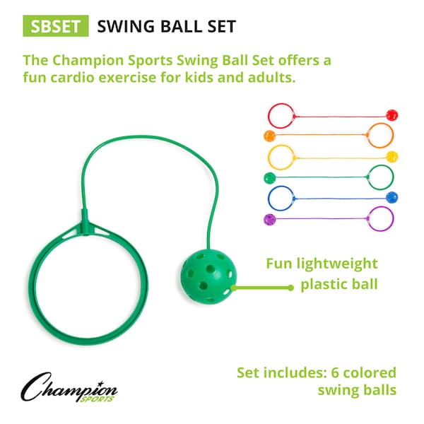 Champion Sports Champion Sports Swing Ball Set - SBSET