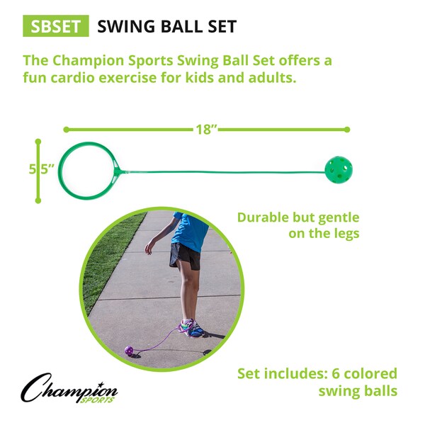 Champion Sports Champion Sports Swing Ball Set - SBSET