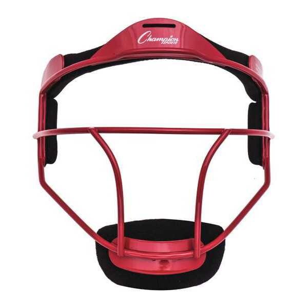 Champion Sports Adult SoftBall, Fielders Mask, Red - FMARD