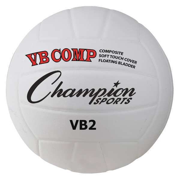 Champion Sports Volleyball, Size 8.25, Composite Leather - VB2