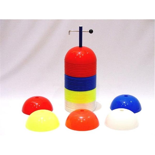 Everrich Industries Everrich EVB-0020 Rigid Dome Cones - 7.75 x 3.5 Inch - 36 Pieces of 6 Colors - EVB-0020