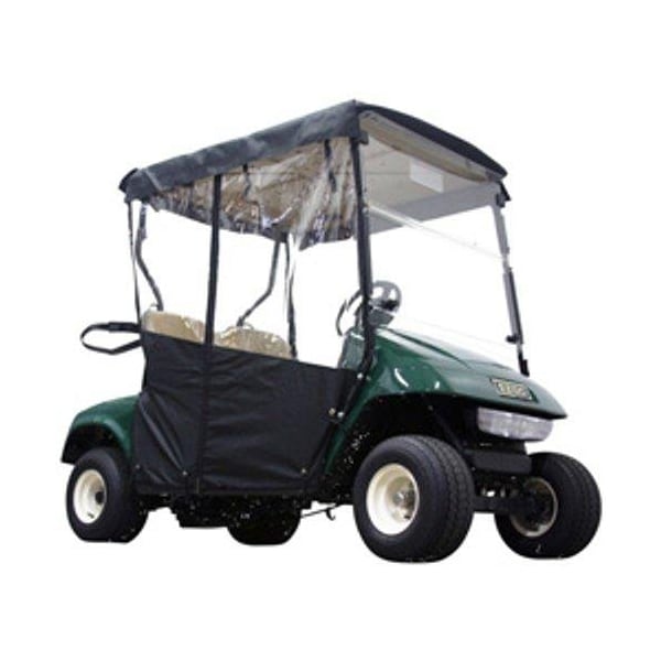 Ilc Replacement for Ezgo / Cushman / Textron PRO FIT 2 Passenger Enclosure Black TXT Model FOR Year 2004 - PRO FIT 2 PASSENGER ENCLOSURE BLACK TXT MODEL FOR