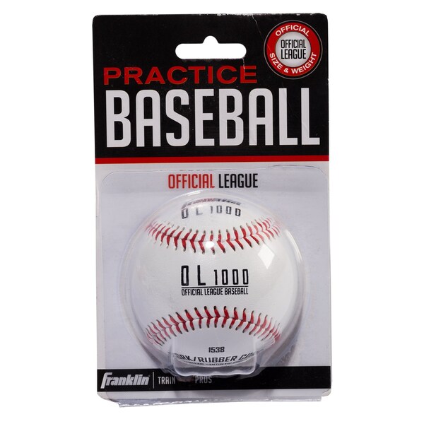 Franklin Sports Franklin Official League White Cork/Rubber Baseball 9 in. 1 pk - 1532