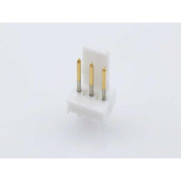Molex Board Connector, 3 Contact(S), 1 Row(S), Male, Straight, 0.1 Inch Pitch, Solder Terminal, Locking,  - 22292031