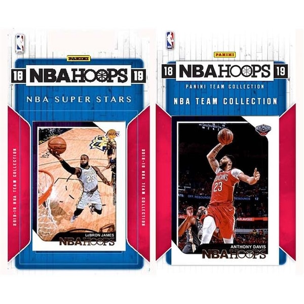 Williams & Son Saw & Supply C&I Collectables 2018PELICANSTS NBA New Orleans Pelicans Licensed 2018-19 Hoops Team Set Plus 2018-19 Hoops All-Star Set - 2018PELICANSTS