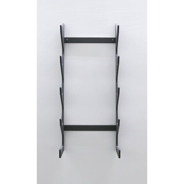 Trapski Versa Slim Profile 4 Slot Chair Rackand Base Bracket, Charcoal - VERSA-SP4-1-CHL