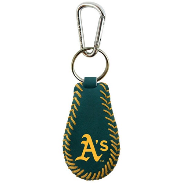 Gamewear Oakland A's Team Color Baseball Keychain - 4421400572