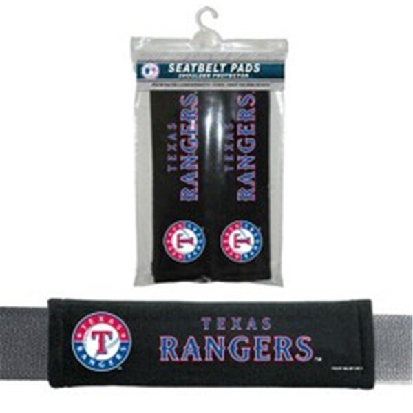 Fremont Die Consumer Products Texas Rangers Velour Seat Belt Pads - 2324566713