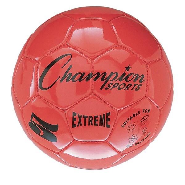Champion Sports 3 Size Extreme Series Soccer Ball - orange - CHSEX3OR
