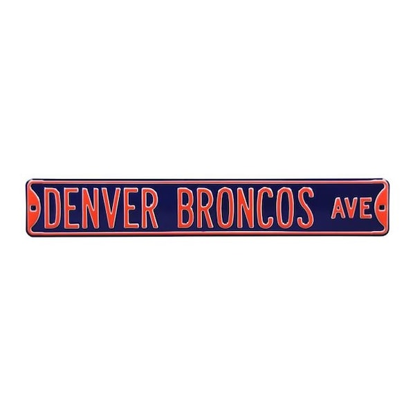 Authentic Street Signs Authentic Street Signs 35018 Denver Broncos Avenue Street Sign - 35018