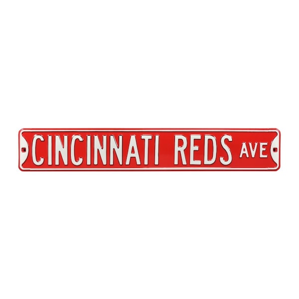 Authentic Street Signs Authentic Street Signs 30108 Cincinnati Reds Avenue Street Sign - 30108