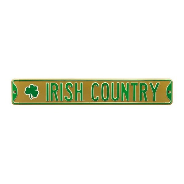 Authentic Street Signs Authentic Street Signs 70112 Irish Country with Shamrock Logo - 70112