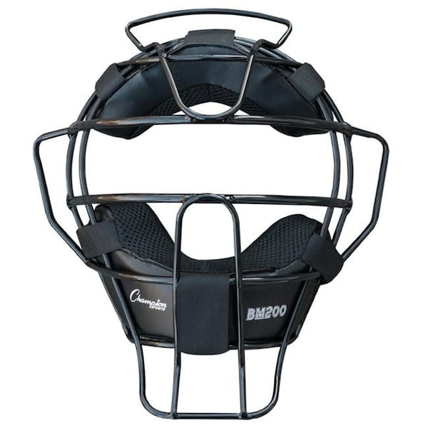 Champion Sports Champion Sports BM200BK Umpire Lightweight Umpire Face Mask; Black - BM200BK