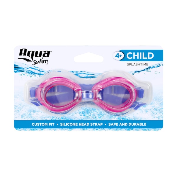 Aqua Leisure Aqua Swim Assorted PVC Junior Swim Goggles - AQG13684A
