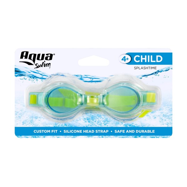 Aqua Leisure Aqua Swim Assorted PVC Junior Swim Goggles - AQG13684A