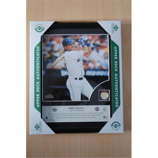 Bookazine New York Mets Mike Piazza Game Used Baseball Plaque - 8287026659