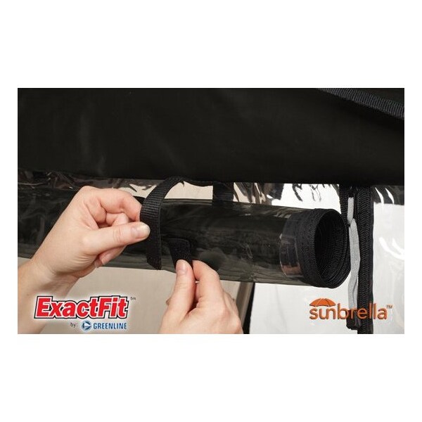 Eevelle ExactFit Sunflair Enclosure 2 Passenger Roof & 4 passenger seating - Charcoal - EFSFE24-CHL