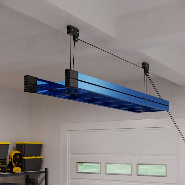 New Product 2023 Bike Hanger - 125lb Capacity Overhead Storage Pulley System for Ceiling up to 12ft by RAD Sportz - 83-DT4999