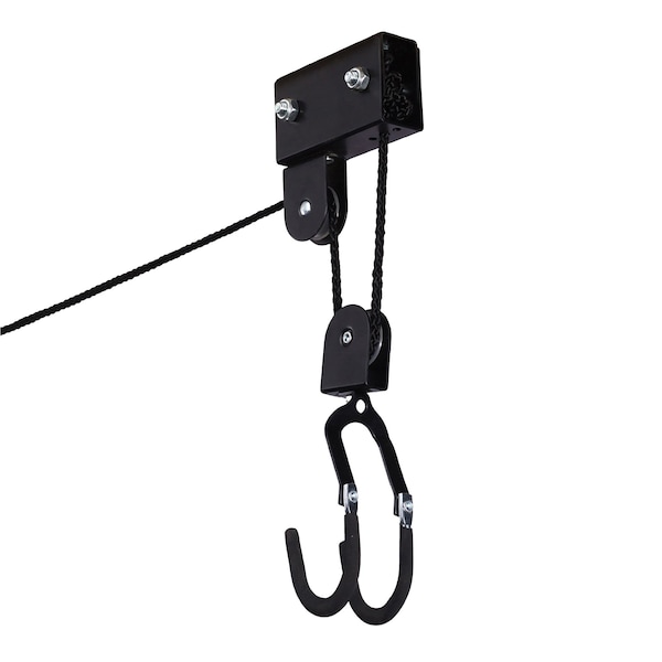 New Product 2023 Bike Hanger - 125lb Capacity Overhead Storage Pulley System for Ceiling up to 12ft by RAD Sportz - 83-DT4999