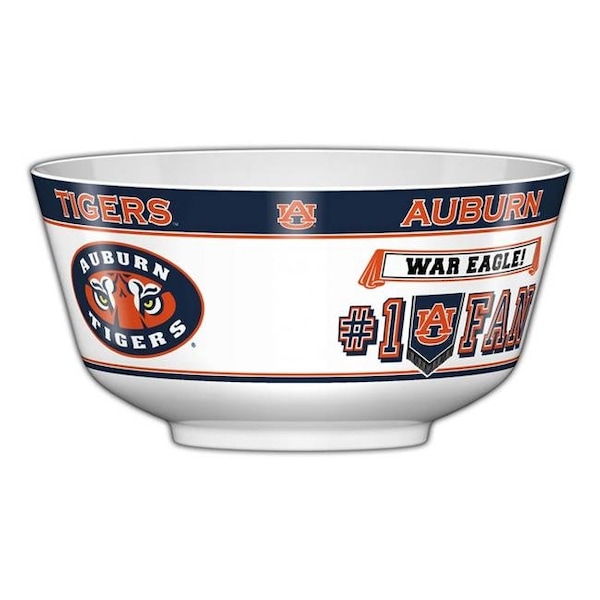 Fremont Die Consumer Products Inc Fremont Die 2324555405 Auburn Tigers Party Bowl - All Pro - 2324555405