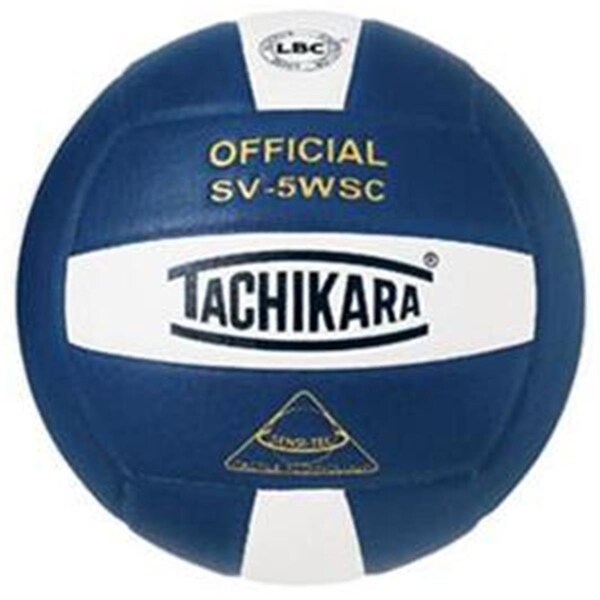 Tachikara Sensi-Tec Composite High Performance Volleyball - Navy-White - SV5WSC.NYW