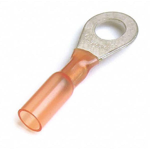 Grote 22-18 AWG Heat Shrink Ring Terminal 1/4" Stud PK - 83-2417