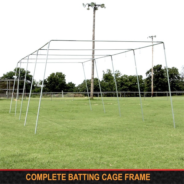 Cimarron Sports CMW- 70 x 14 x 12 ft. 1.5 in. Complete Batting Cage Frame - 7042COMFR1.5