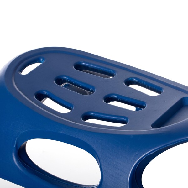 Shpilmaster Outdoor Snow Sleigh Ice Sled Toy, Two Rider, Solid Hard Plastic with Pull Rope, Blue Set of 2 - QI004217.BL.2