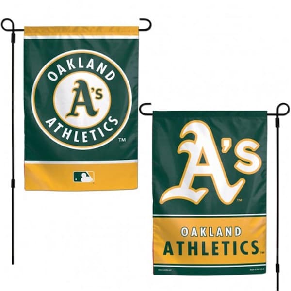 Wincraft Oakland Athletics Flag 12x18 Garden Style 2 Sided - 3208515802