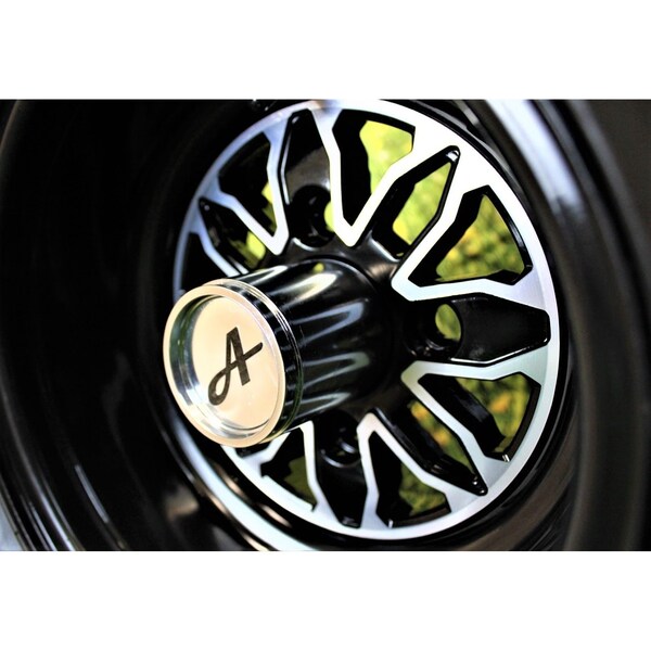 Antego Set of 4 20x10.00-10 ATW-045 with 10x7 Fusion Glossy Black Wheels for Golf, 4PK - A1070139009450420100010