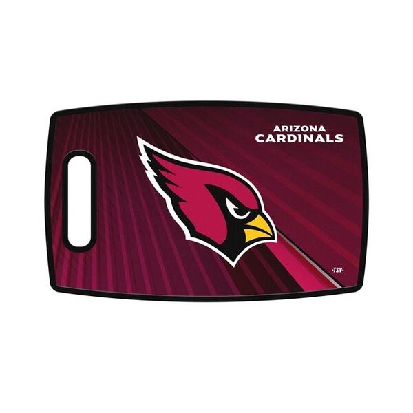 Sports Vault Sports Vault LBNFL01 14 x 9 in. NFL Arizona Cardinals Large Cutting Board - LBNFL01
