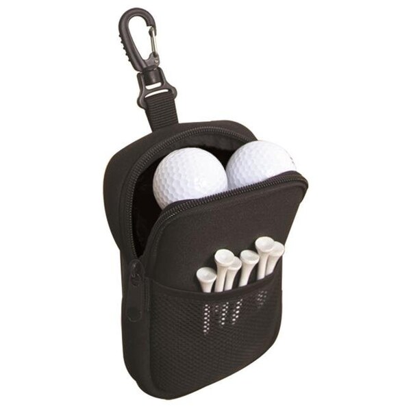 Debco Debco G4053 Neoprene Golf Accessories Pouch - Black  - 12 Pack - G4053